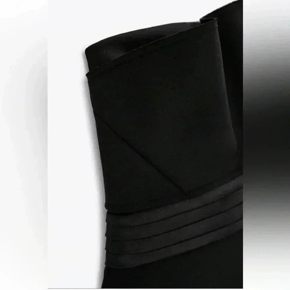 NWT • Zara LIMITED edition wool blend midi dress black Small - Picture 6 of 11